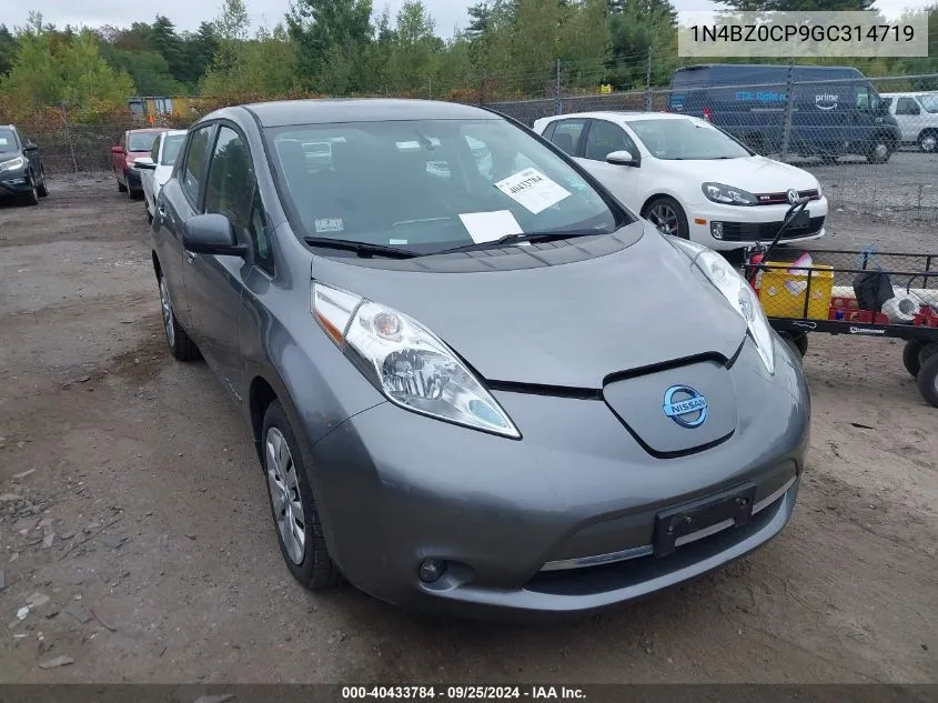 2016 Nissan Leaf S VIN: 1N4BZ0CP9GC314719 Lot: 40433784