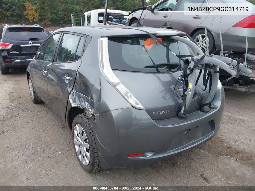 2016 Nissan Leaf S VIN: 1N4BZ0CP9GC314719 Lot: 40433784