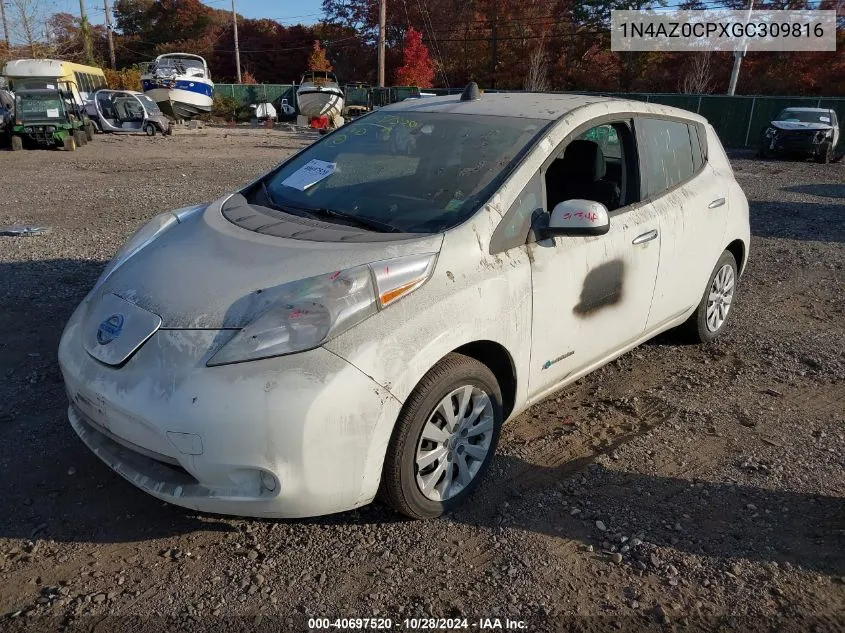 1N4AZ0CPXGC309816 2016 Nissan Leaf S/Sl/Sv