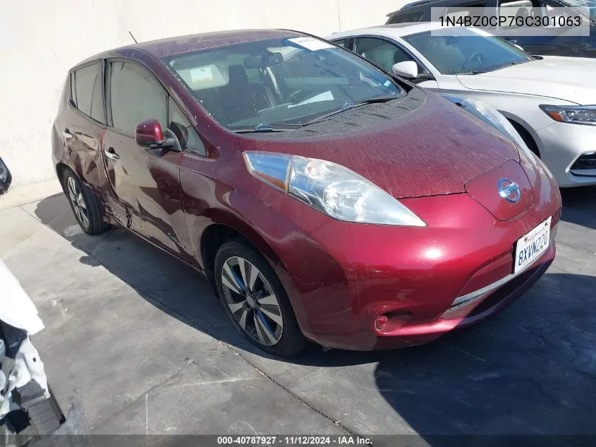 2016 Nissan Leaf Sv VIN: 1N4BZ0CP7GC301063 Lot: 40787927