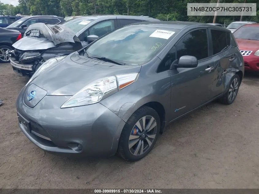 2017 Nissan Leaf Sv VIN: 1N4BZ0CP7HC305731 Lot: 39989915