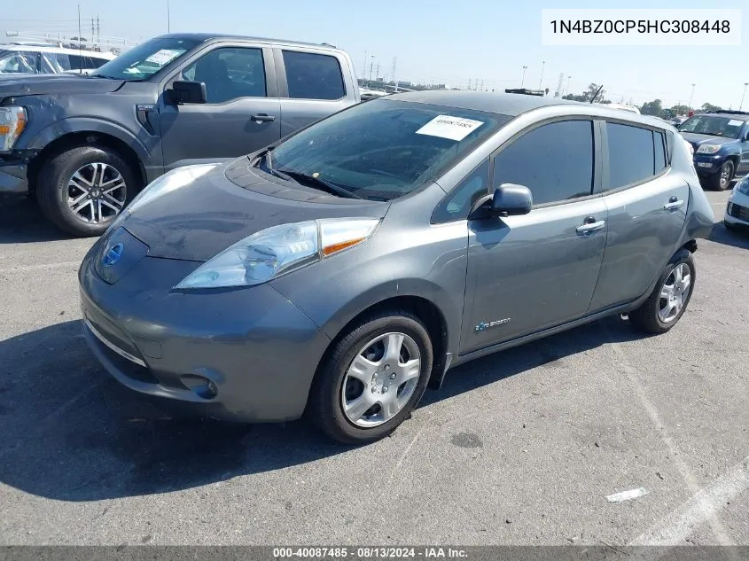 2017 Nissan Leaf S VIN: 1N4BZ0CP5HC308448 Lot: 40087485