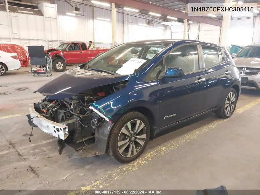 1N4BZ0CPXHC305416 2017 Nissan Leaf Sv