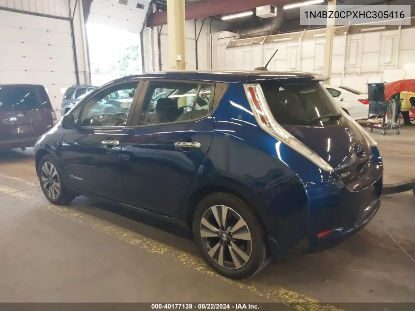 2017 Nissan Leaf Sv VIN: 1N4BZ0CPXHC305416 Lot: 40177139