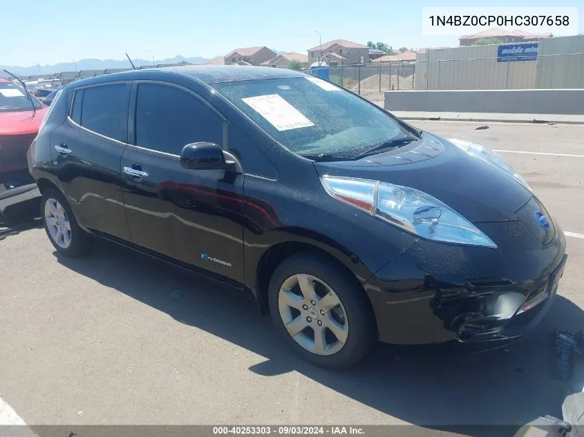 2017 Nissan Leaf S VIN: 1N4BZ0CP0HC307658 Lot: 40253303