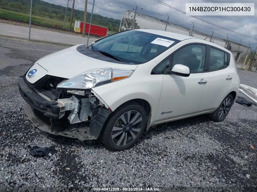 1N4BZ0CP1HC300430 2017 Nissan Leaf Sv