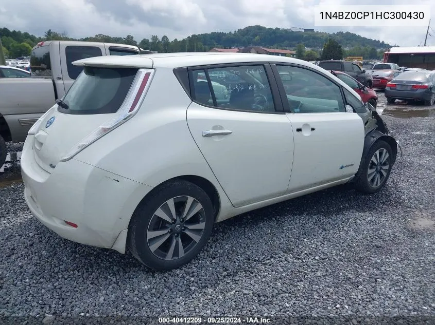 1N4BZ0CP1HC300430 2017 Nissan Leaf Sv