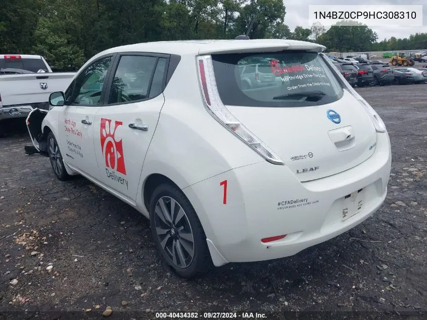 2017 Nissan Leaf Sv VIN: 1N4BZ0CP9HC308310 Lot: 40434352