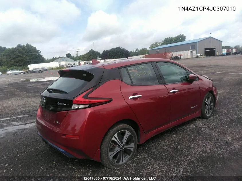 2018 Nissan Leaf S/Sv/Sl VIN: 1N4AZ1CP4JC307010 Lot: 12047835