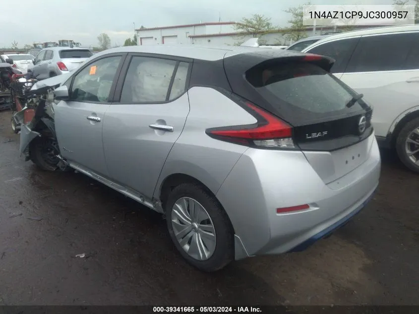 2018 Nissan Leaf S VIN: 1N4AZ1CP9JC300957 Lot: 39341665