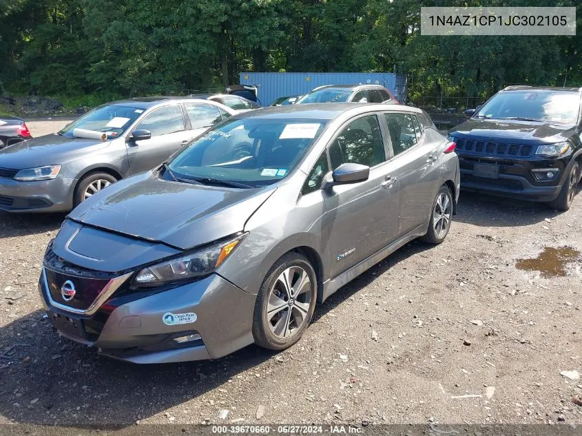 2018 Nissan Leaf Sv VIN: 1N4AZ1CP1JC302105 Lot: 39670660