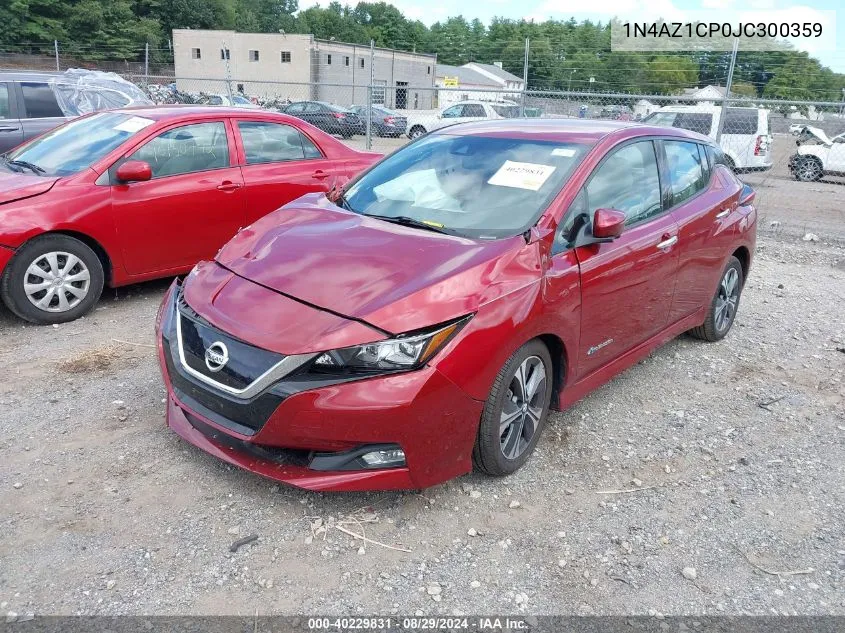 2018 Nissan Leaf Sl VIN: 1N4AZ1CP0JC300359 Lot: 40229831