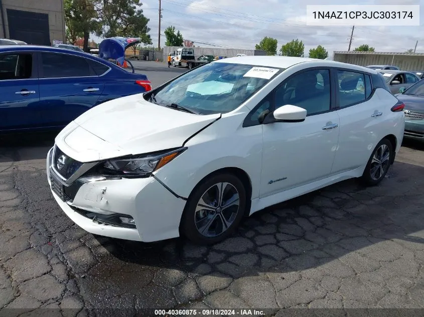 2018 Nissan Leaf Sv VIN: 1N4AZ1CP3JC303174 Lot: 40360875