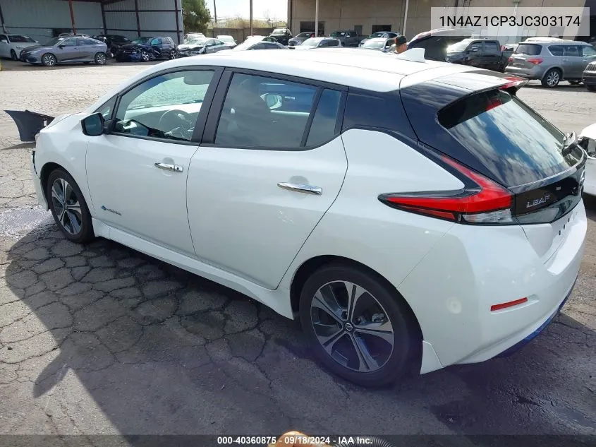 2018 Nissan Leaf Sv VIN: 1N4AZ1CP3JC303174 Lot: 40360875