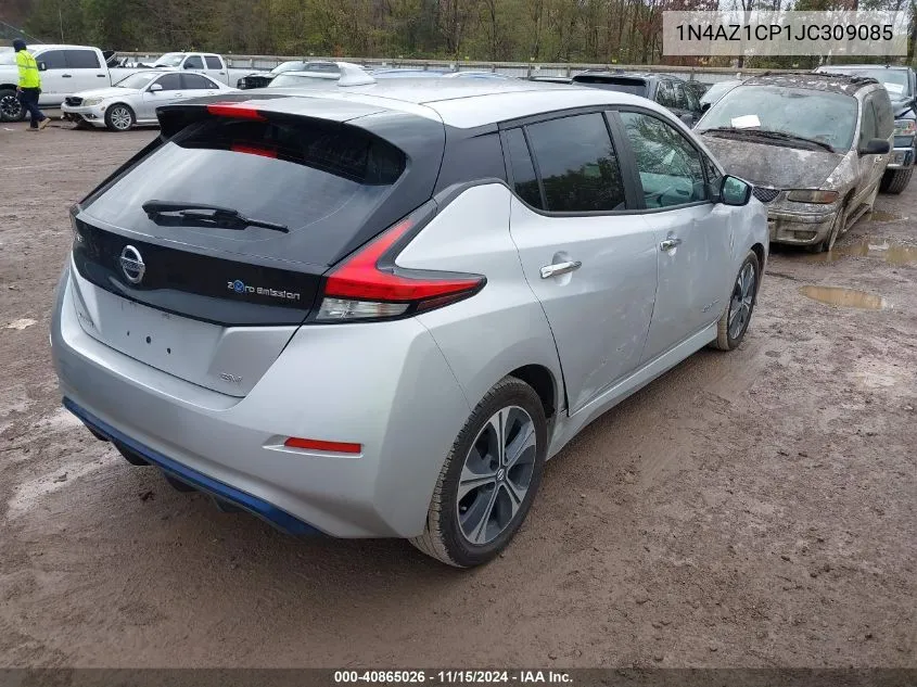 2018 Nissan Leaf Sv VIN: 1N4AZ1CP1JC309085 Lot: 40865026