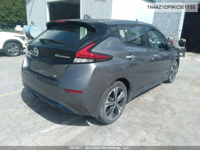 1N4AZ1CP9KC301155 2019 Nissan Leaf