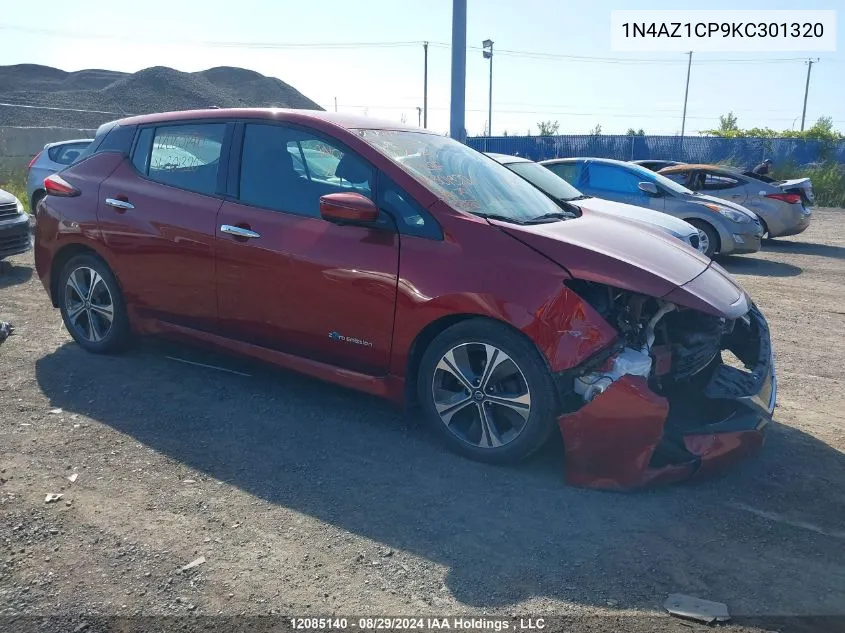 2019 Nissan Leaf VIN: 1N4AZ1CP9KC301320 Lot: 12085140