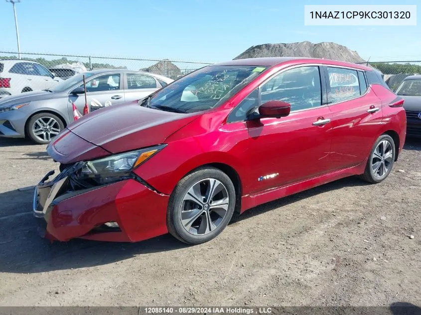 2019 Nissan Leaf VIN: 1N4AZ1CP9KC301320 Lot: 12085140