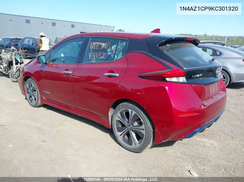 2019 Nissan Leaf VIN: 1N4AZ1CP9KC301320 Lot: 12085140