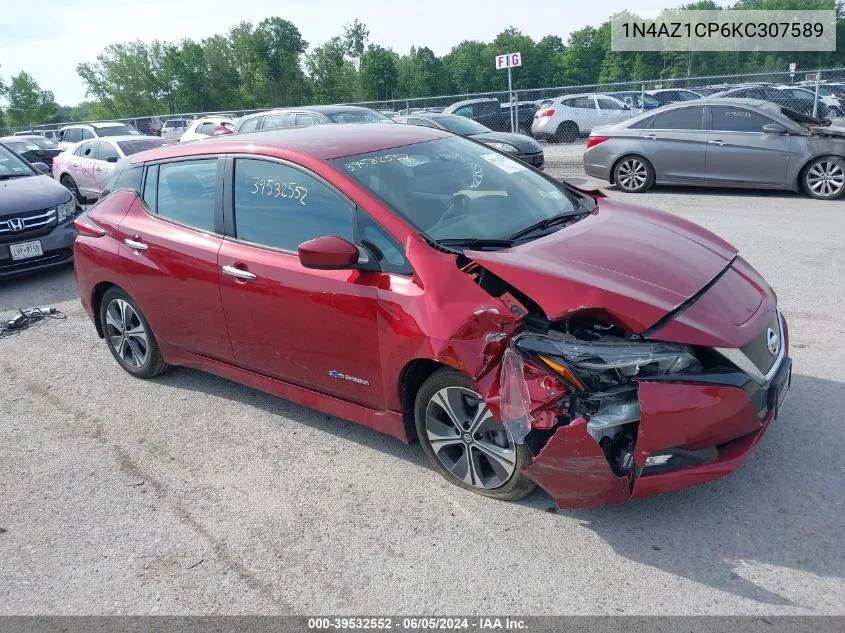 2019 Nissan Leaf Sv VIN: 1N4AZ1CP6KC307589 Lot: 39532552