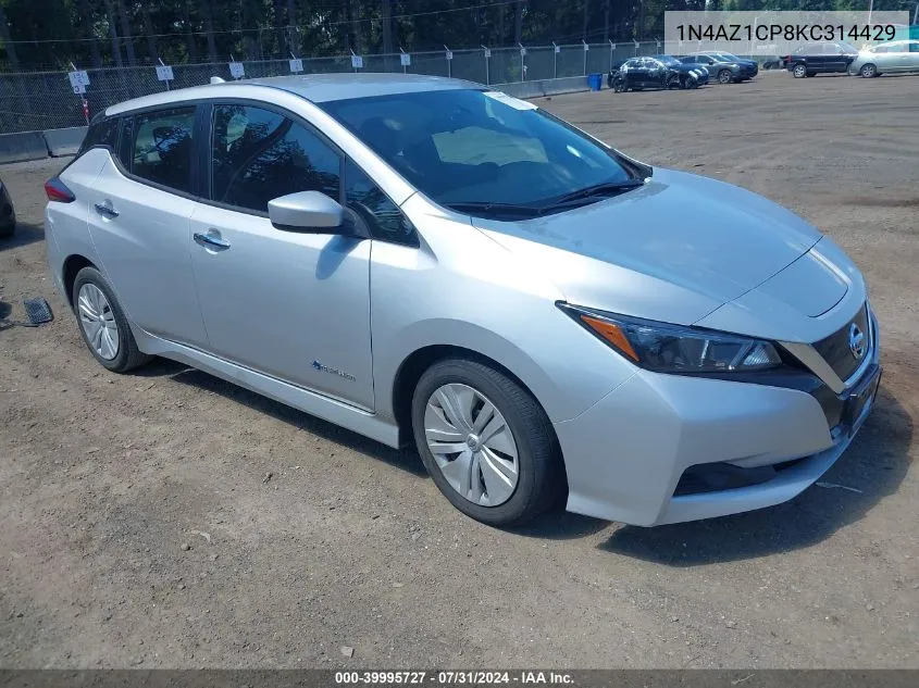 1N4AZ1CP8KC314429 2019 Nissan Leaf S