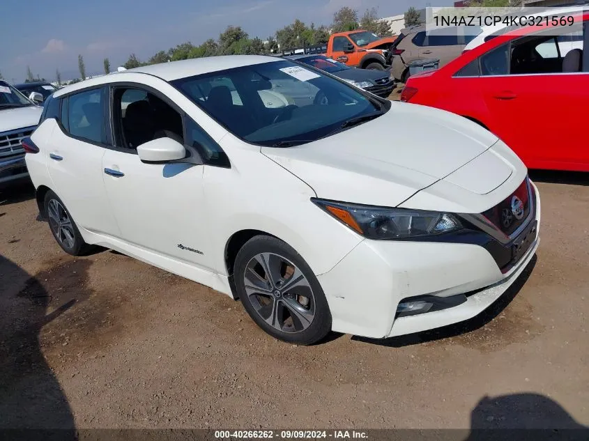 1N4AZ1CP4KC321569 2019 Nissan Leaf Sv