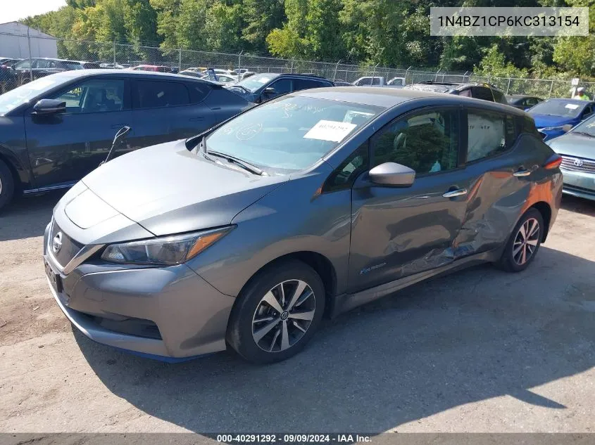 2019 Nissan Leaf S Plus VIN: 1N4BZ1CP6KC313154 Lot: 40291292