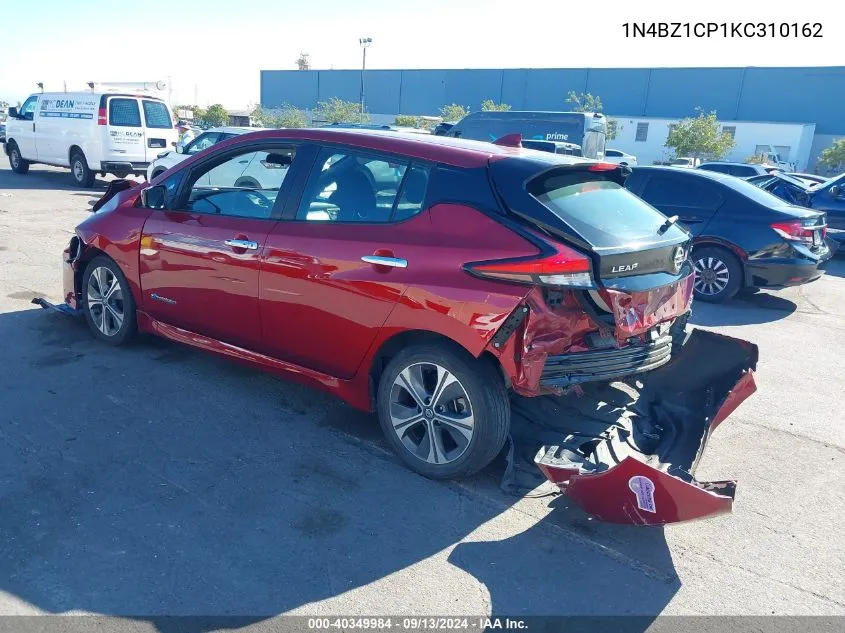 2019 Nissan Leaf Sv Plus VIN: 1N4BZ1CP1KC310162 Lot: 40349984