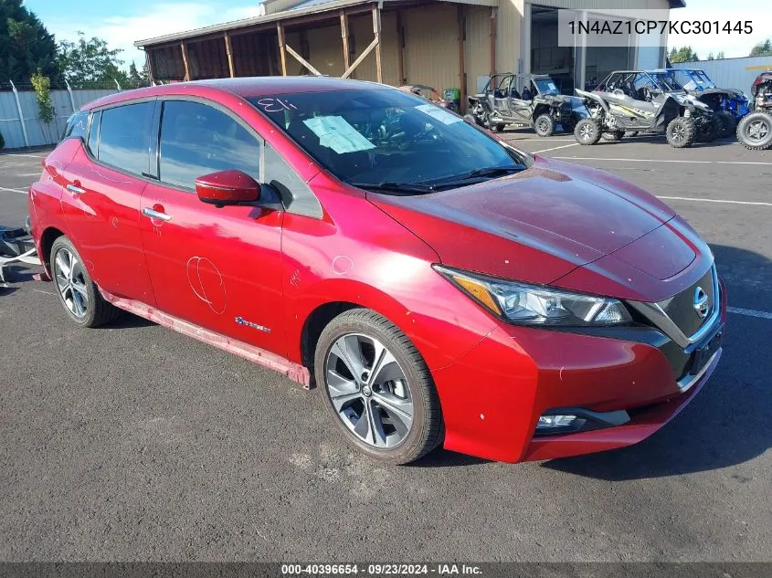 2019 Nissan Leaf S/Sl/Sv VIN: 1N4AZ1CP7KC301445 Lot: 40396654