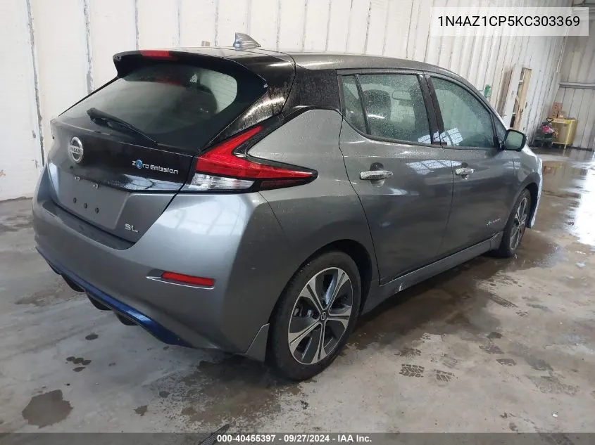 2019 Nissan Leaf Sl VIN: 1N4AZ1CP5KC303369 Lot: 40455397