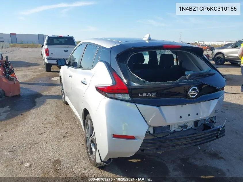 2019 Nissan Leaf Sv Plus VIN: 1N4BZ1CP6KC310156 Lot: 40709275