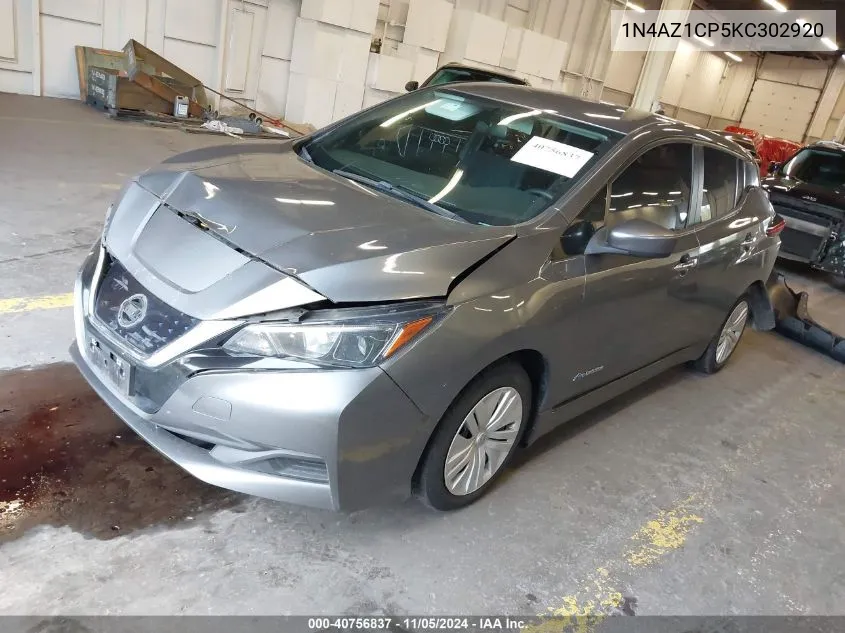 1N4AZ1CP5KC302920 2019 Nissan Leaf S