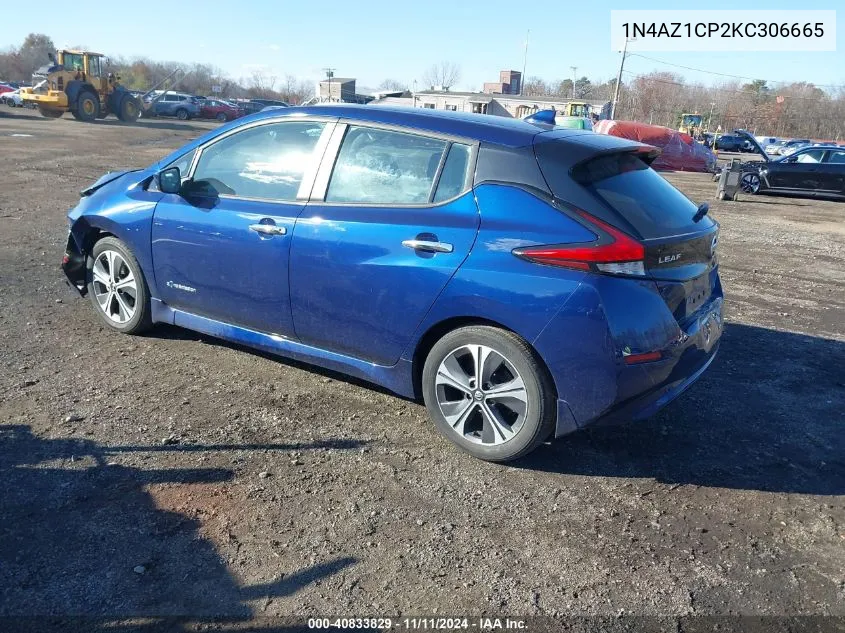 2019 Nissan Leaf Sv VIN: 1N4AZ1CP2KC306665 Lot: 40833829