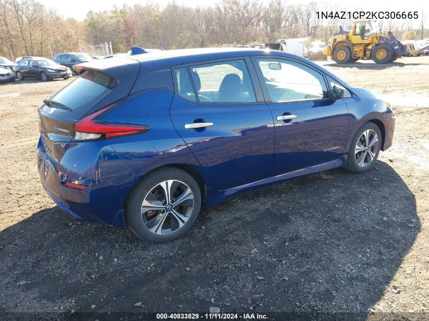 2019 Nissan Leaf Sv VIN: 1N4AZ1CP2KC306665 Lot: 40833829