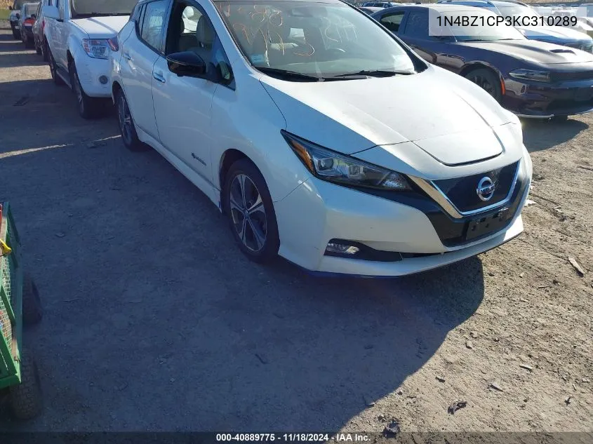 2019 Nissan Leaf Sl Plus VIN: 1N4BZ1CP3KC310289 Lot: 40889775