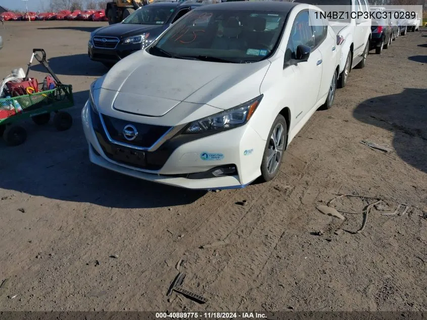 2019 Nissan Leaf Sl Plus VIN: 1N4BZ1CP3KC310289 Lot: 40889775