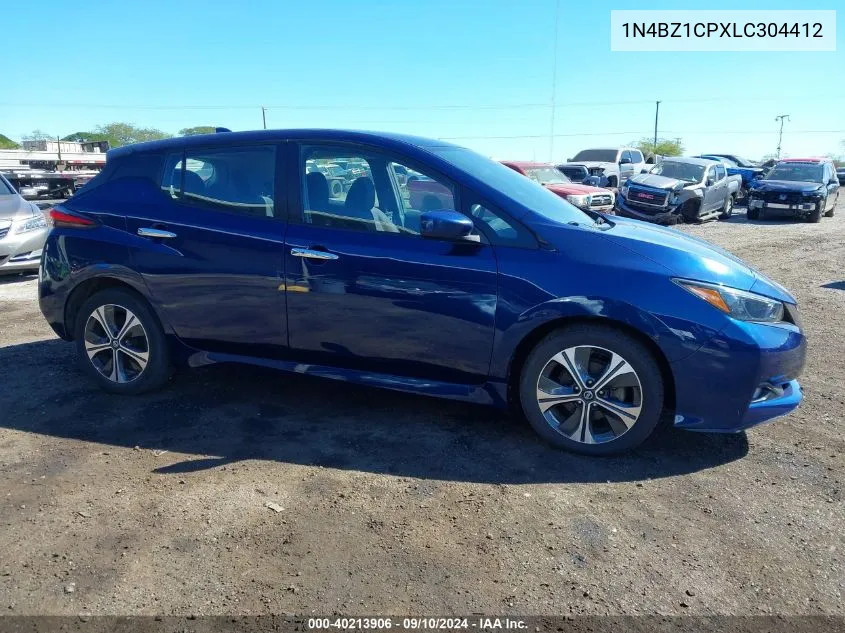 2020 Nissan Leaf Sv Plus 62 Kwh VIN: 1N4BZ1CPXLC304412 Lot: 40213906