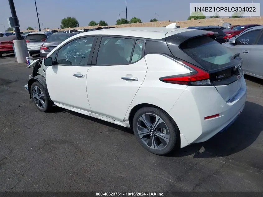 2020 Nissan Leaf Sv Plus 62 Kwh VIN: 1N4BZ1CP8LC304022 Lot: 40623751