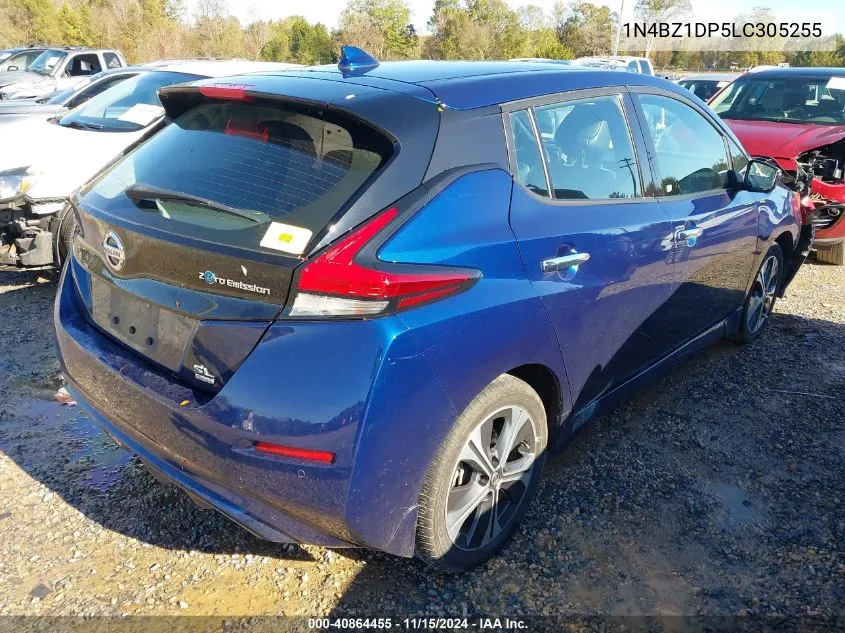 2020 Nissan Leaf Sl Plus 62 Kwh VIN: 1N4BZ1DP5LC305255 Lot: 40864455