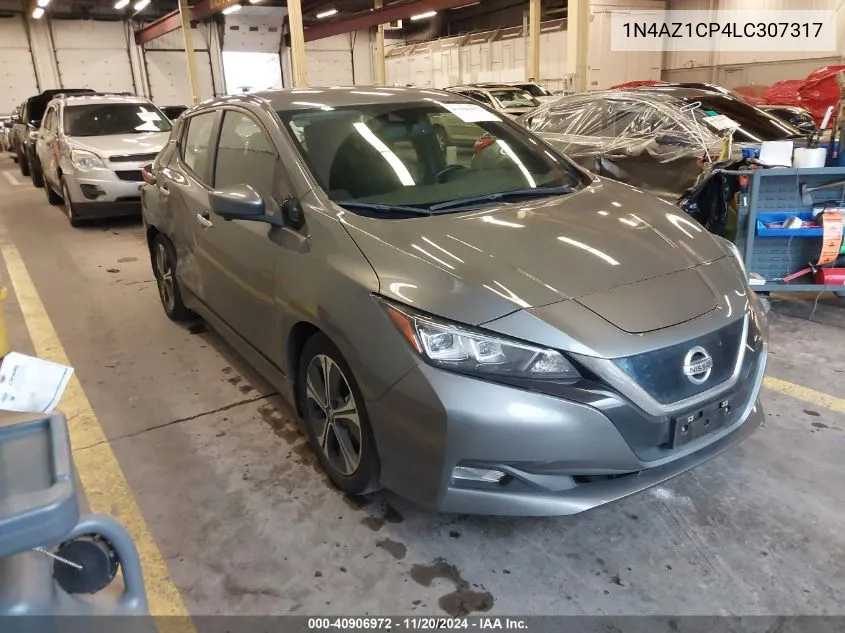 2020 Nissan Leaf Sv 40 Kwh VIN: 1N4AZ1CP4LC307317 Lot: 40906972