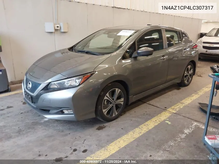 2020 Nissan Leaf Sv 40 Kwh VIN: 1N4AZ1CP4LC307317 Lot: 40906972