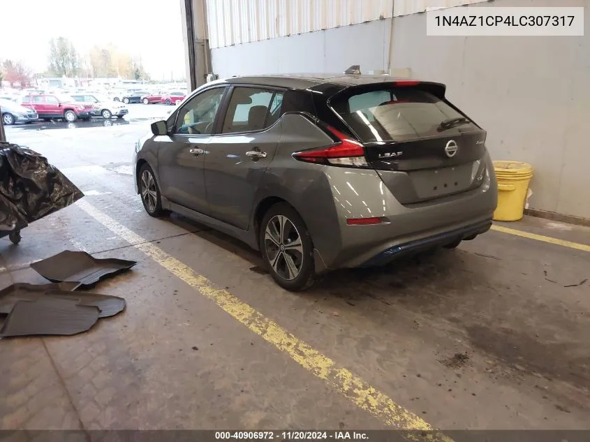 2020 Nissan Leaf Sv 40 Kwh VIN: 1N4AZ1CP4LC307317 Lot: 40906972