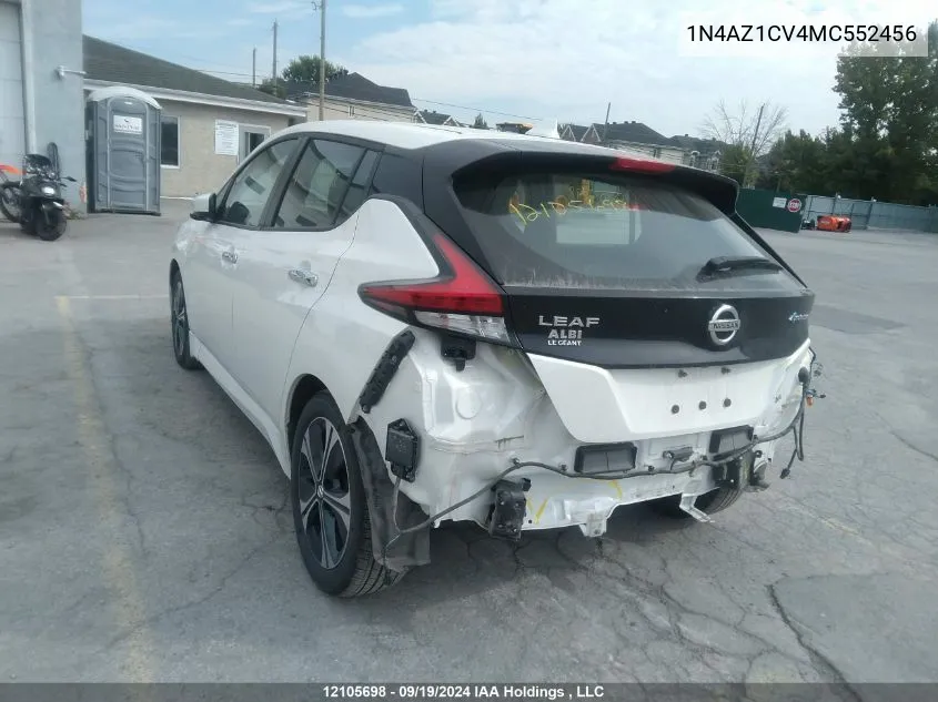 1N4AZ1CV4MC552456 2021 Nissan Leaf Sv