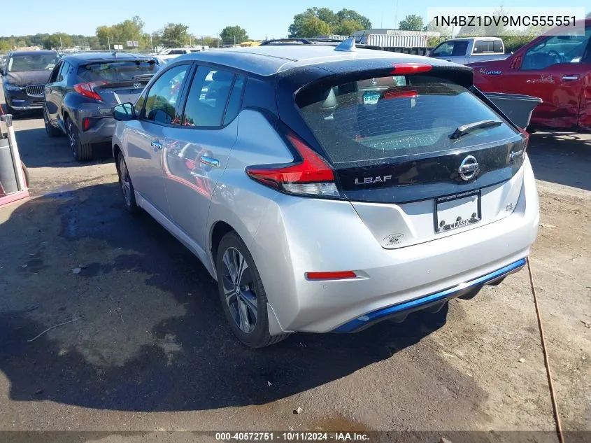 1N4BZ1DV9MC555551 2021 Nissan Leaf Sl Plus 62 Kwh