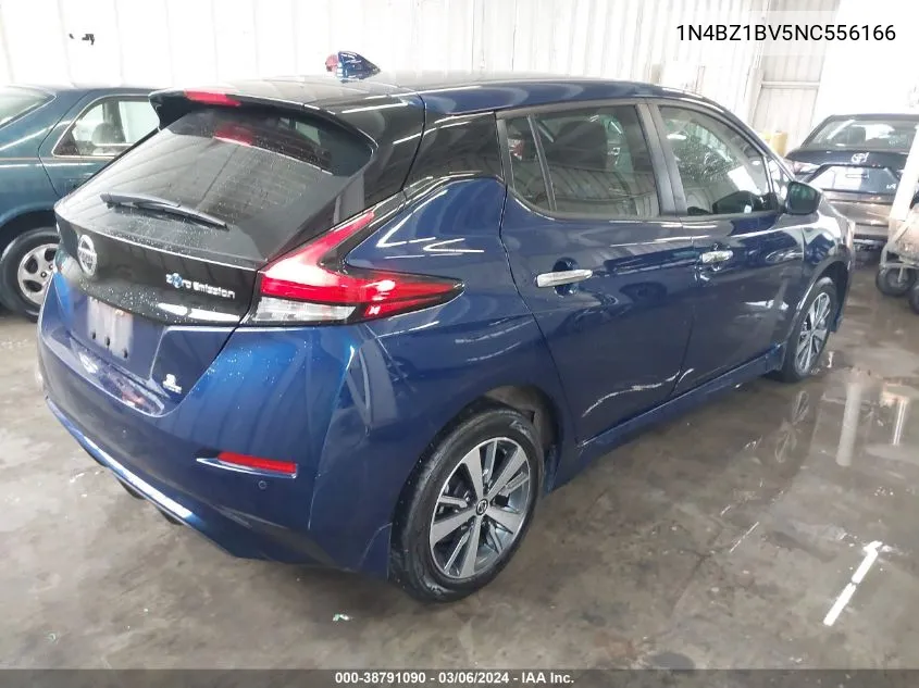 2022 Nissan Leaf S Plus 62 Kwh VIN: 1N4BZ1BV5NC556166 Lot: 38791090