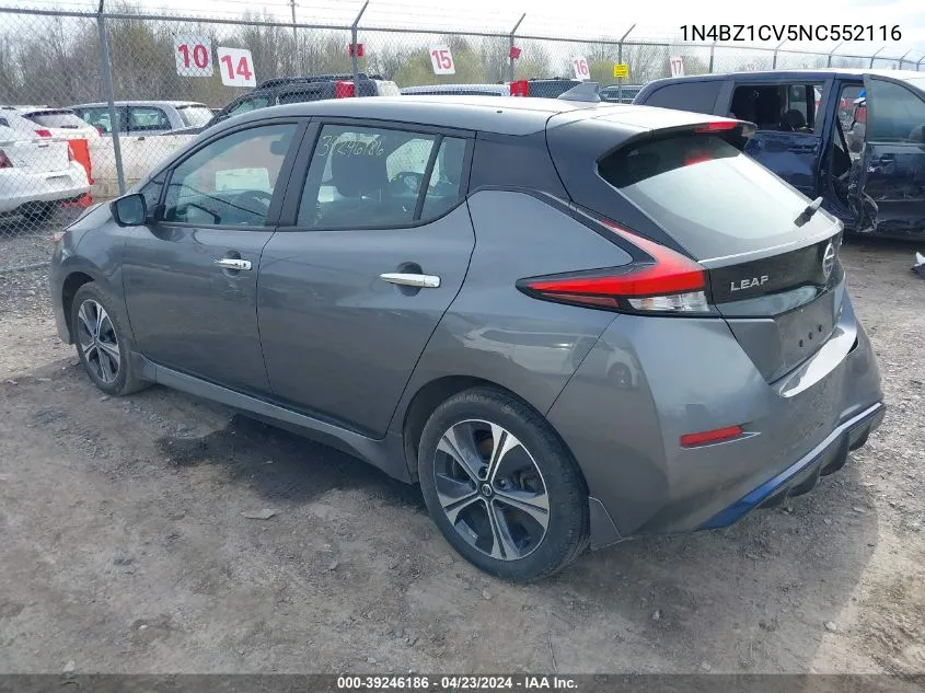 2022 Nissan Leaf Sv Plus 62 Kwh VIN: 1N4BZ1CV5NC552116 Lot: 39246186