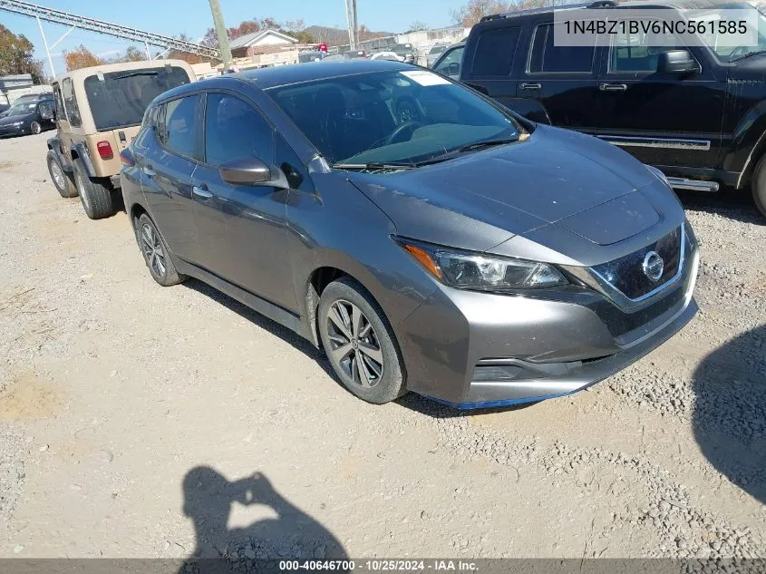 1N4BZ1BV6NC561585 2022 Nissan Leaf S Plus 62 Kwh