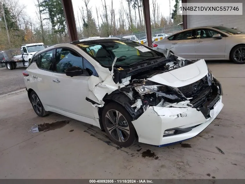 2022 Nissan Leaf Sl Plus 62 Kwh VIN: 1N4BZ1DVXNC557746 Lot: 40892805