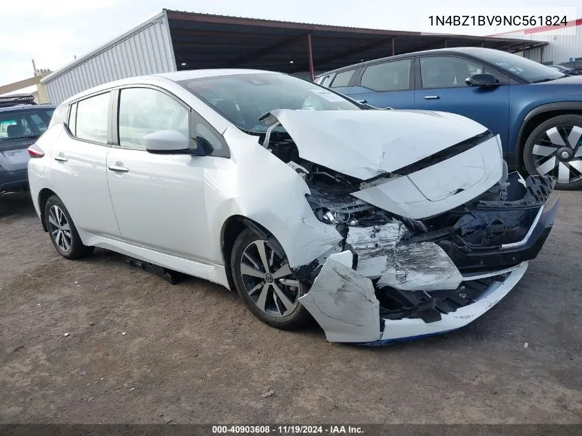 2022 Nissan Leaf S Plus 62 Kwh VIN: 1N4BZ1BV9NC561824 Lot: 40903608