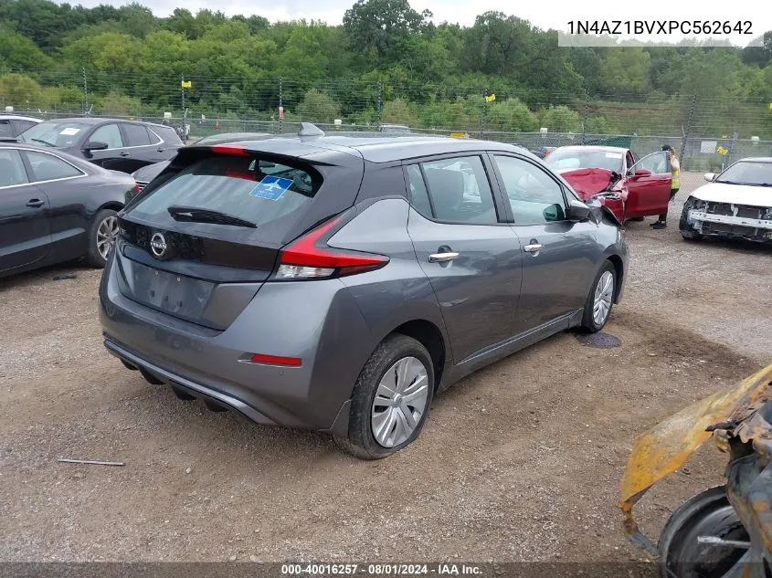 2023 Nissan Leaf S VIN: 1N4AZ1BVXPC562642 Lot: 40016257